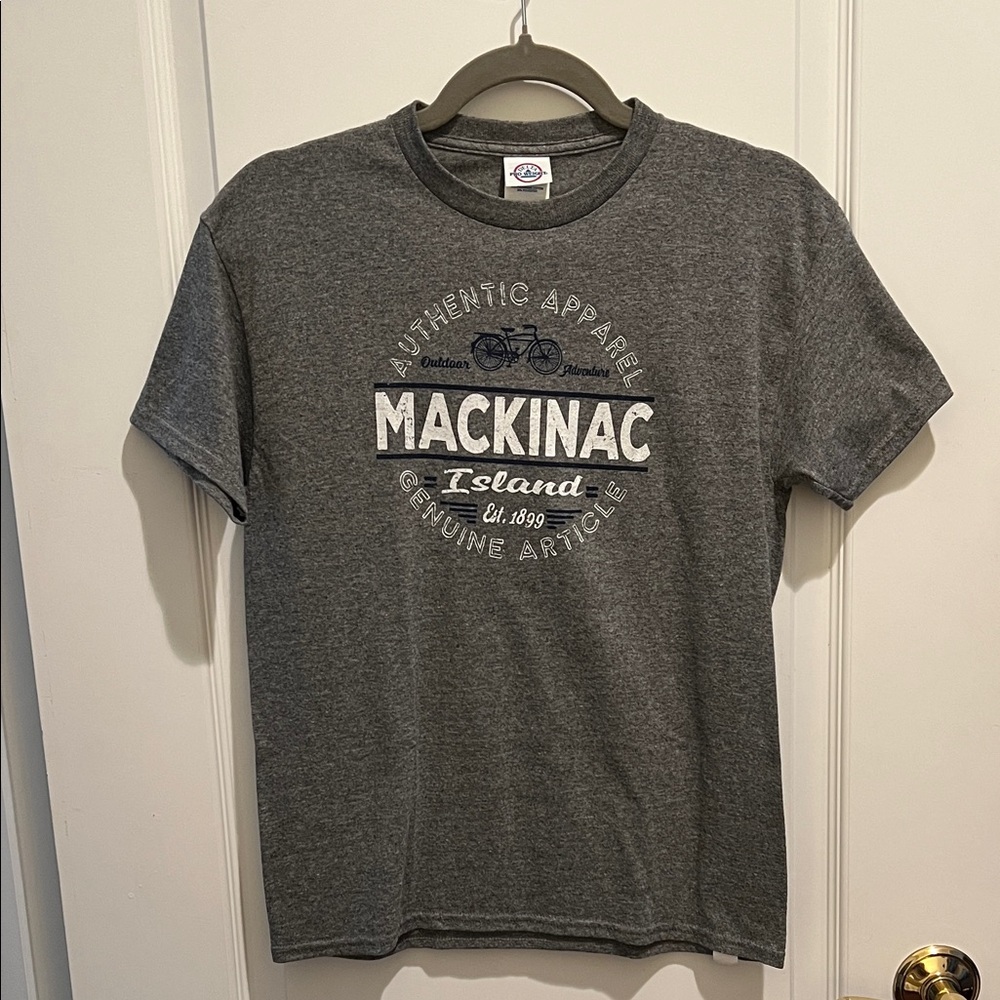 Mackinac Island Charcoal Tee